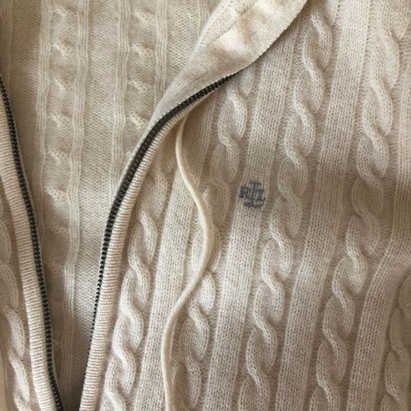 RRL (Ralph Lauren) Cable-Knit Cashmere Sweater - Picture 3 of 3